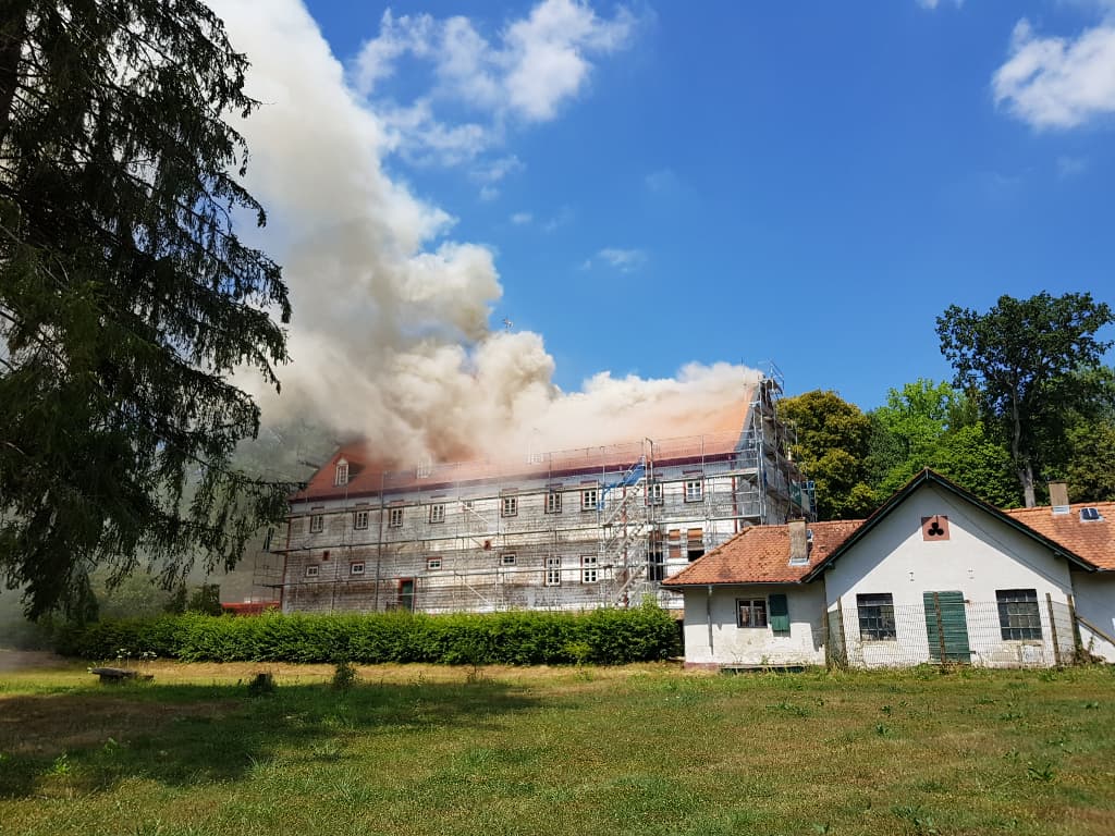 Großbrand in Eulbach